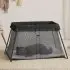 Play Yard Light Black with Fitted Sheet