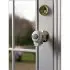 Door Knob Lock 2 Pack - White
