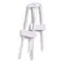Cabinet Slide Lock 2 Pack - White