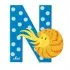 Animal Wooden Letter - N