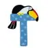 Animal Wooden Letter - T