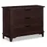 Midtown Collection 3 Drawer Dresser In - Chocolate