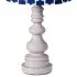 Spindle Lamp Base - Grey