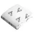 Flannel Fitted Change Pad Sheet With Slits - Deer Black & White