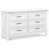 Emory Farmhouse Double Dresser - Linen White