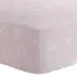 Flannel Crib Sheet - Pink XOXO