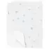 Flannel Change Pad - Blue Scribble Star