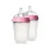 Baby Bottle - Pink -  8 oz 2 Pack