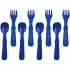 8 Count Utensils - Navy
