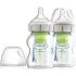 Options+ Wide Neck Glass Bottle 2 Pack 5oz
