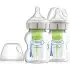 Options+ Wide Neck Glass Bottle 2 Pack 5oz