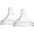 Options+ Wide Neck Level 4 Nipple 2 Pack