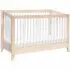 Sprout 4 in 1 Crib with Toddler Rail - Washed Natural White