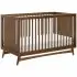 Peggy 3 in 1 Crib with Toddler Rail - Natural Walnut