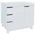 Hudson 3 Drawer Changer Dresser - White