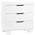 Modo 3 Drawer Changer Dresser - White