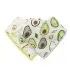 Luxe Muslin 2 Piece Bib Set Avocado
