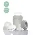 Glass Baby Bottle (150ml) - Quiet Grey