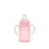 Glass Sippy Cup - Rose Pink