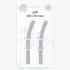 Mini Cup + Straw Training System Straw Replacement 2 Pack - Pewter