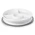 Stick & Stay Divided Plate - Grey