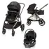 Zelia Luxe 5-in-1 Modular Travel System - New Hope Black
