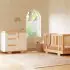 Yuzu 3-Drawer Changer Dresser in Natural Walnut