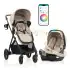 Shyft Intuiti+ Travel System/Revolve180 LiteMax NXT Rotating Infant Seat with SensorySoothe Travertine