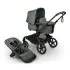 Kangaroo Seat Complete Black/Forest Green