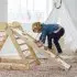2-in-1 Climbing Ramp-Slide - Natural