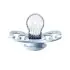 Supreme Soft Silicone Pacifier 2 Pack - Iron/Baby Blue