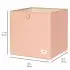 Recycled Fabric Storage Cube - Solid Clay