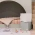 Recycled Fabric Storage Cube - Solid Cream