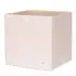 Recycled Fabric Storage Cube - Solid Cream