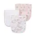 Muslin Burp Cloth 3 Pack - Pink