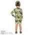 Long Sleeve One Piece UV Jumpsuit - Green Tropical