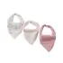 3 Pack Muslin Bandana Bibs - Pink