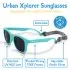 Urban Xplorer Sunglasses Classic Black Lenses - Peachy Pink