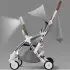 3 Speed Rechargeable Buggy Turbo Fan - Black/Black