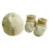 Kushies Everyday Accessory Set - Yellow Stripe Preemie