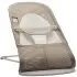 Bouncer Balance Soft, Light Gray Frame - Mesh, Gray Beige/White