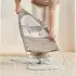Bouncer Balance Soft, Light Gray Frame - Mesh, Gray Beige/White