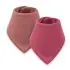 Kaffle Bandana Bib 2 Pack - Rose/Magenta