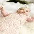 Modal 0.5 Togs Sleepsack - Flowers On Silver Pink