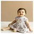 Modal Dress  - Peonies On Light Blue