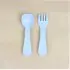 No Packaging Tiny Utensils 8 Pack - Ice Blue