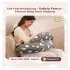 Adjustable Nursing Pillow - Grey Clouds