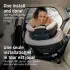 Andi 360° Rotating All-in-One Convertible Car Seat Authentic Black