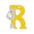 Animal Wooden Letter - R