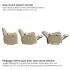 Ansel Tapered Power Recliner - S Linen